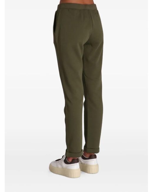 Liu Jo Green Drawstring-Waist Track Pants