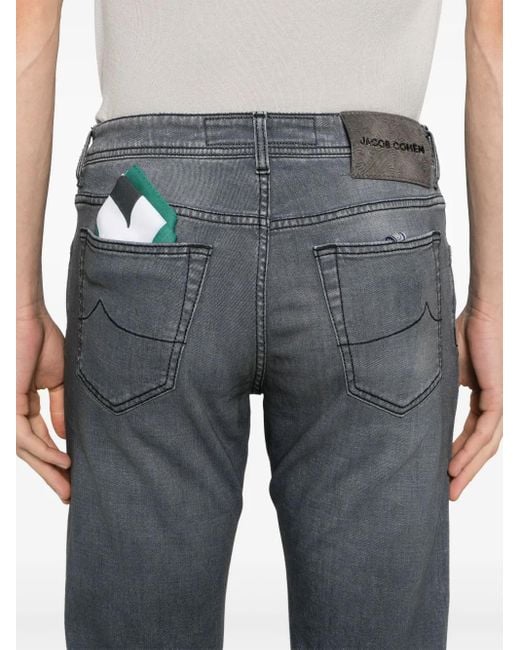 メンズ Jacob Cohen Bard ミッドライズ スリムジーンズ Blue