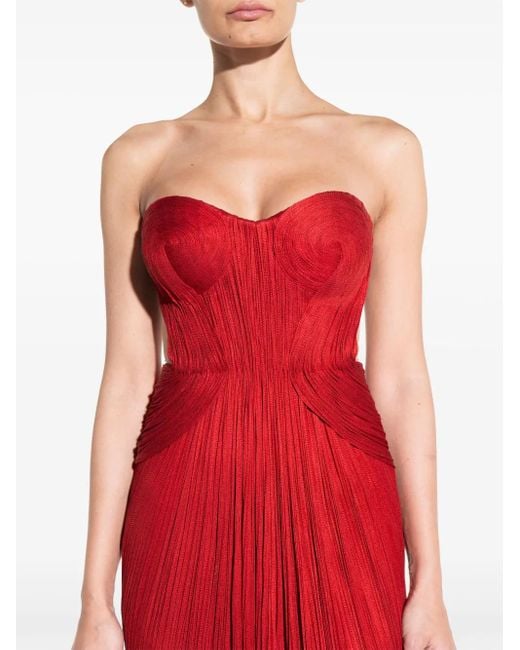 Maria Lucia Hohan Red Caly Gown