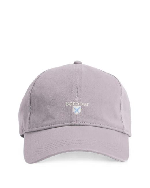 Barbour Purple Cascade Baseballkappe Mit Logo