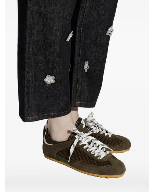 Paul Smith Black Samara Mesh Suede Sneakers