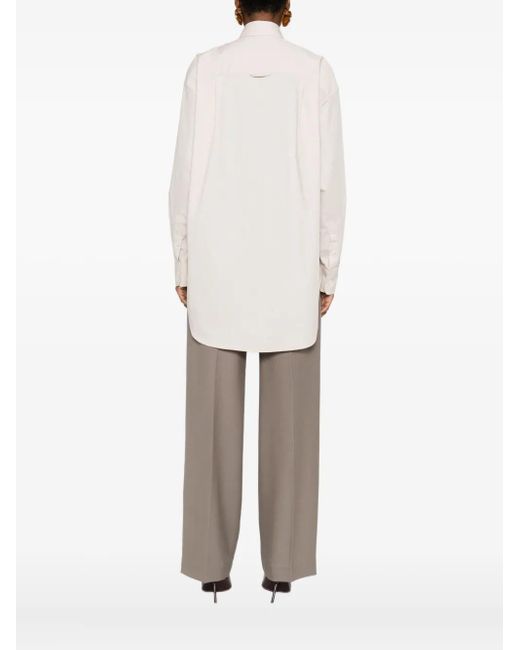 Camisa con botones Covert de color White