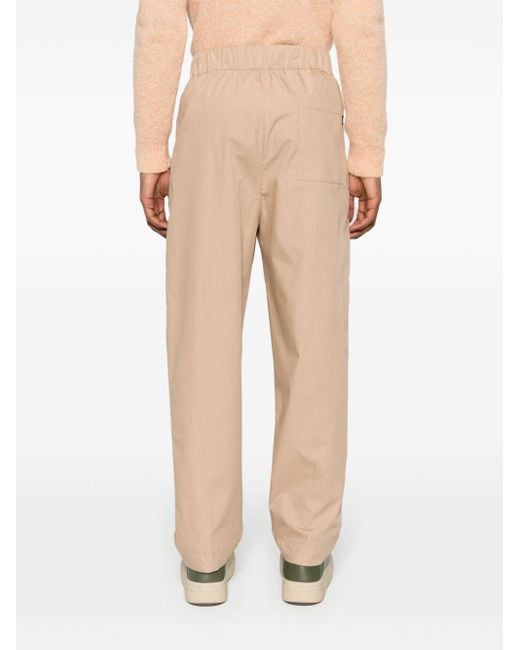 Pantalones con cinturilla elástica Laneus de hombre de color Natural