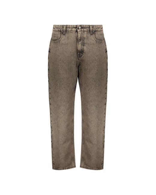 Moorer Gray Straight-Leg Jeans