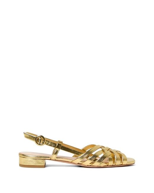 Loeffler Randall Metallic Sandales Devon À Bride Arrière