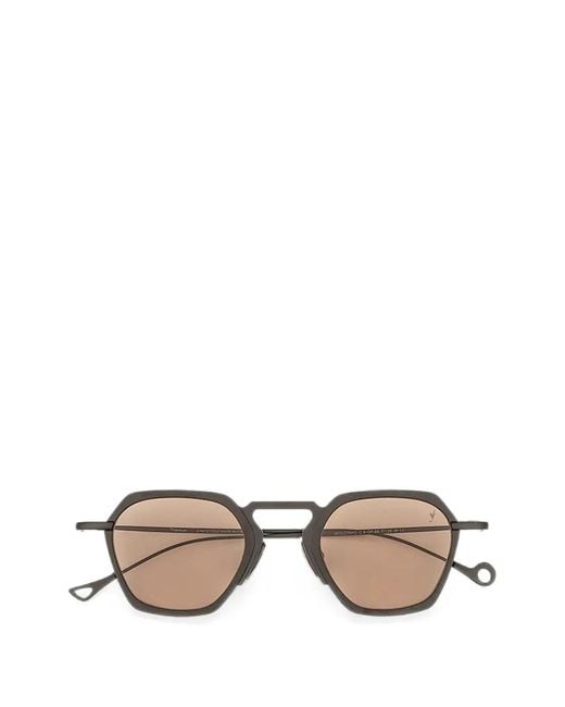 Eyepetizer Black Mouzinho Geometric-Frame Sunglasses