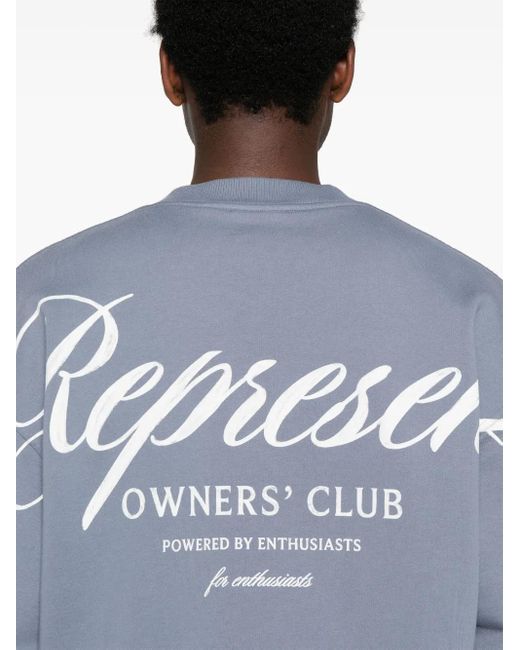 Represent Katoenen Sweater in het Blue voor heren