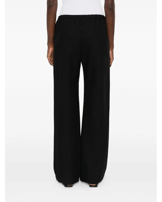 Enza Costa Black Twill Everywhere Trousers