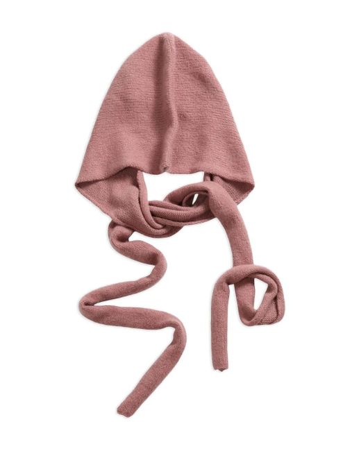 Casey Casey Wool-cashmere Strappy Hat Pink