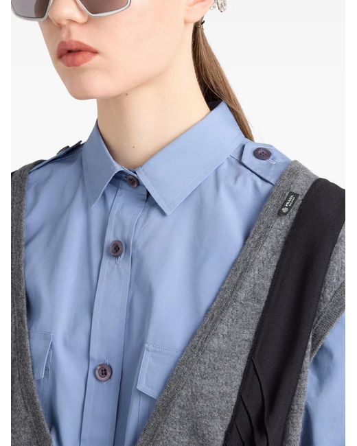 Camicia di Prada in Blue