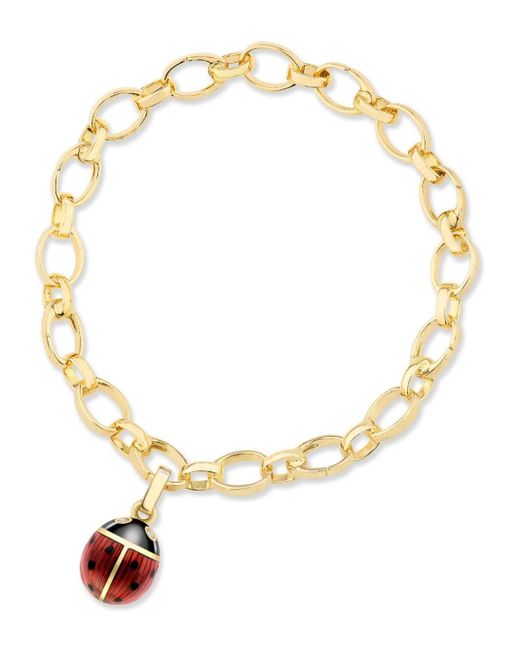 Pendentif Heritage Ladybird en or 18ct Faberge en coloris Metallic