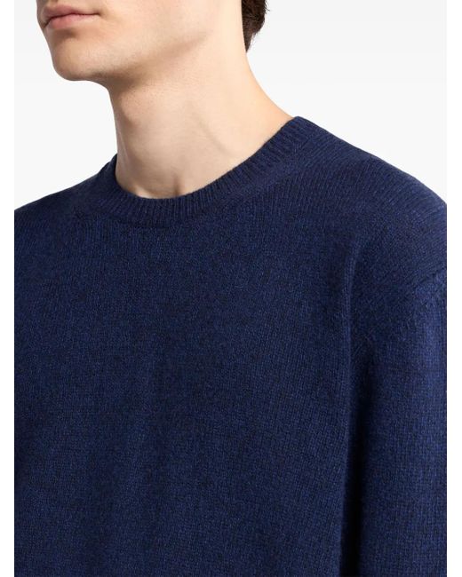 Etro Blue Cashmere Knitted Jumper for men