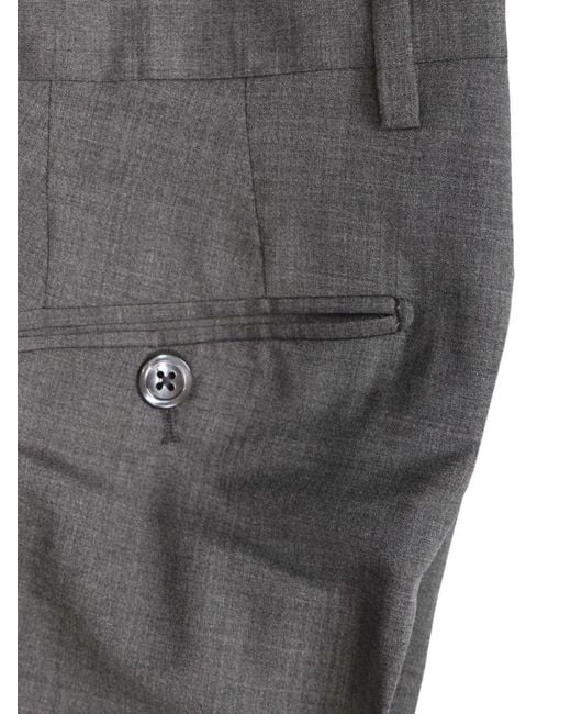 Al Duca D'aosta Gray Single-Breasted Suit for men
