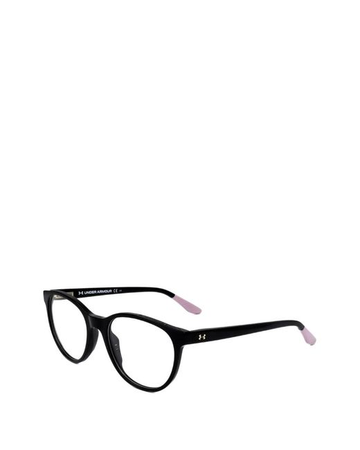 Under Armour Black Round-Frame Glasses