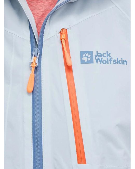 Jack Wolfskin Blue Eagle Peak Hooded Colour-Block Jacket