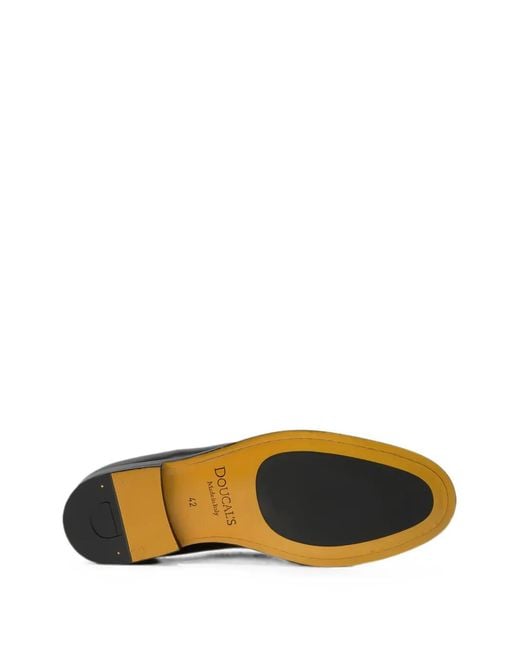 Doucal's Black Mocassins Mario 50 À Entaille Penny for men