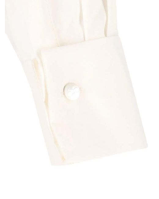 Weekend by Maxmara White Cotton Poplin Boxy Shirt
