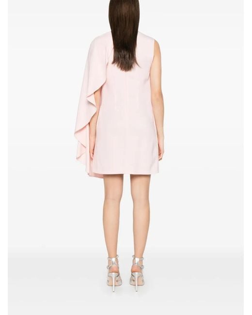 Stella McCartney Pink One-Shoulder Mini Dress