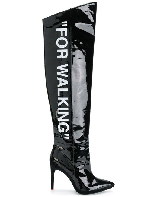 Off-White c/o Virgil Abloh Black For Walking Boots