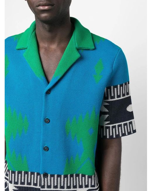 Alanui Blue Shirt for men