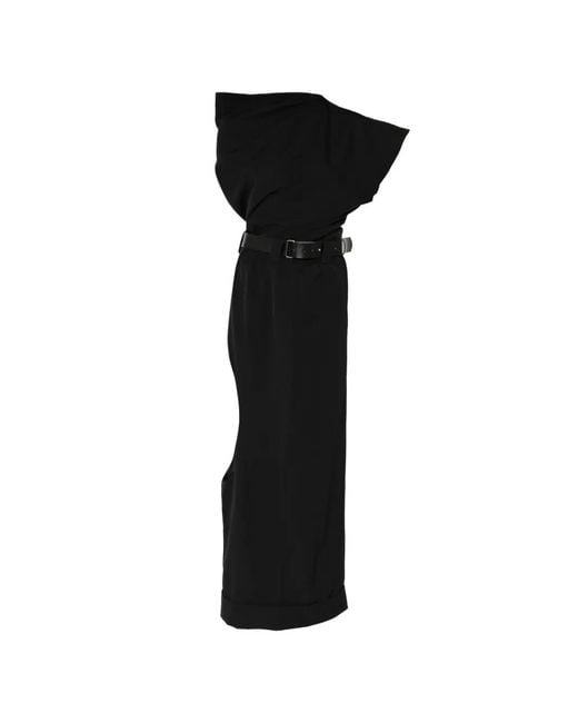 Vestido Con Cinturón Junya Watanabe de color Black