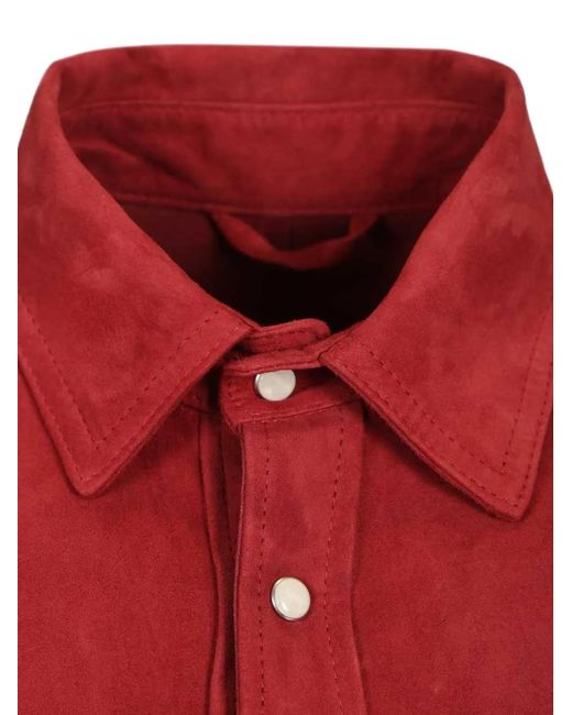 Barba Napoli Red Pocket Jacket for men