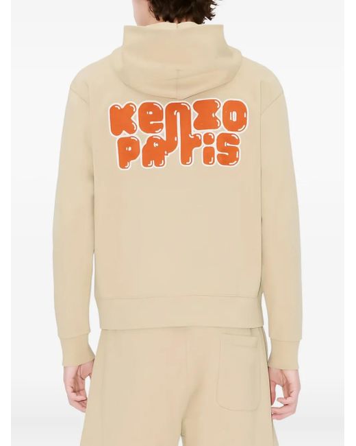 KENZO Natural Zip Hoodie for men