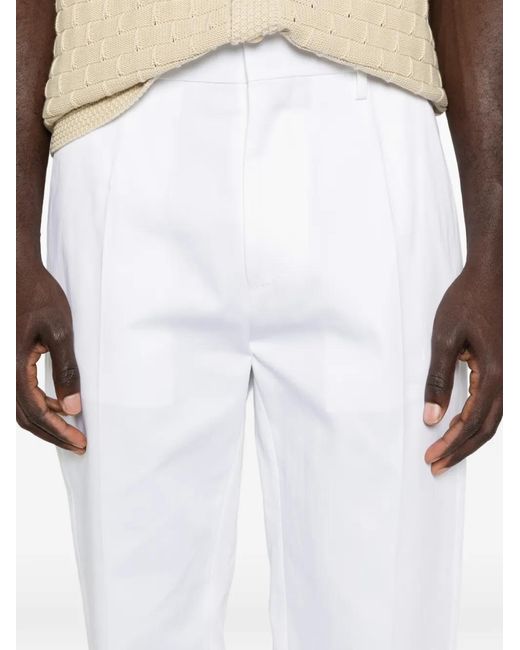 DSquared² White Pantalon À Plis for men