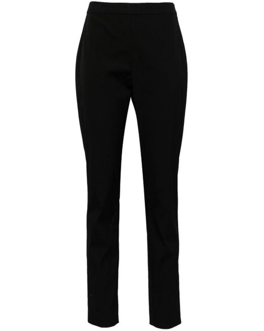 Fabiana Filippi Black Straight-leg Tailored Trousers