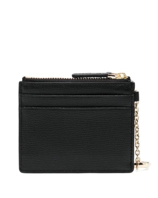 Agnes B. Black Leather Card Case