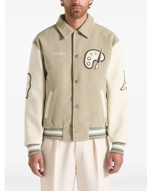 Manière De Voir Natural Le Galerie Varsity Jacket for men