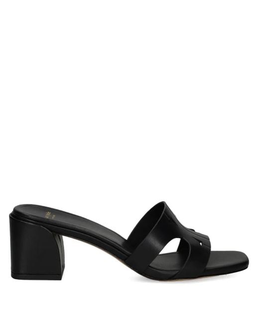 Kate Spade Black 60mm Double K Mules