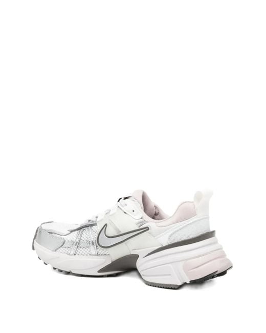Nike White V2K Run Trainers