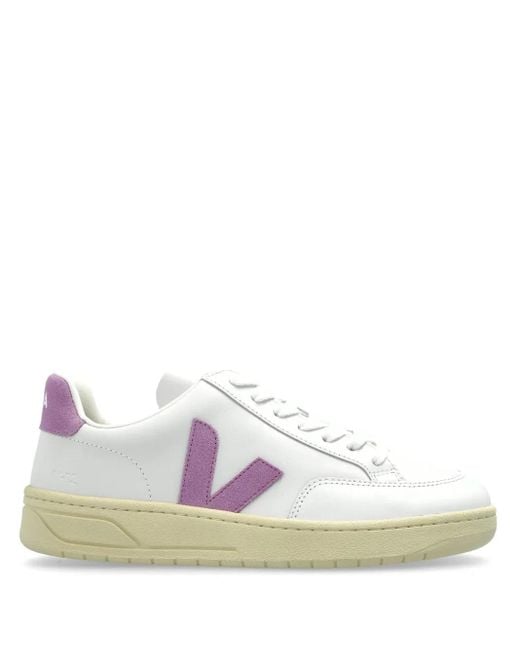 Veja White V-10 Sneakers