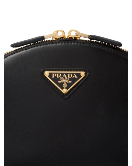 Prada トライアングルロゴ ショルダーバッグ Black