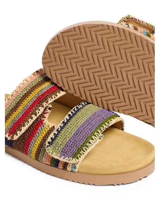 DSquared² Multicolored Woven Slide Sandals for men