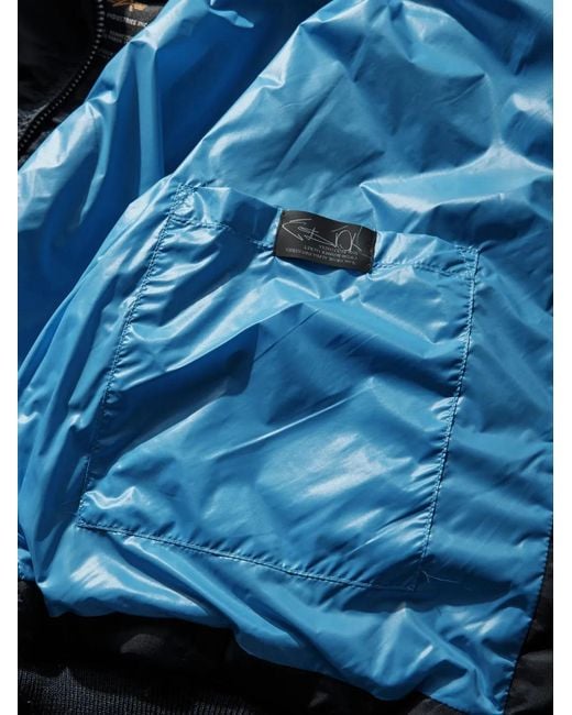 GR10K Blue X Alpha Industries Veste Bomber Cwu-45 À Patch Logo for men