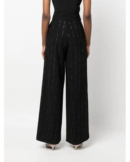 Viktor & Rolf Black Lucky Star Crystal-Embellished Trousers