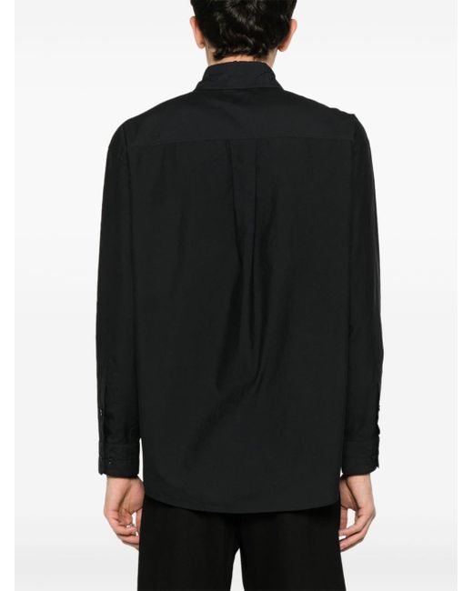 Lemaire Black Double-pocket Shirt for men
