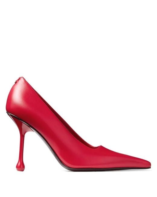 Jimmy Choo Pink 95Mm Lxia Pumps