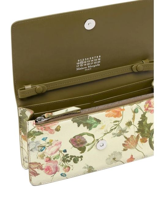 Maison Margiela Metallic Floral Chain Cross Body Bag