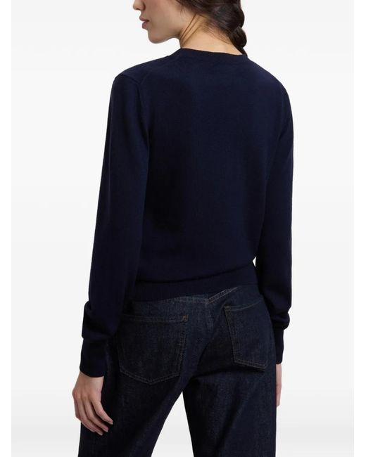 Woolrich Blue Crew-Neck Sweater