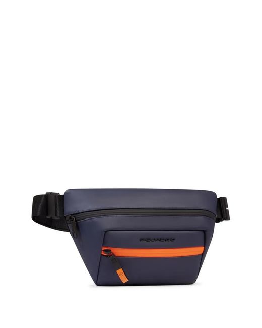 Piquadro Blue Water-Resistant Belt Bag for men