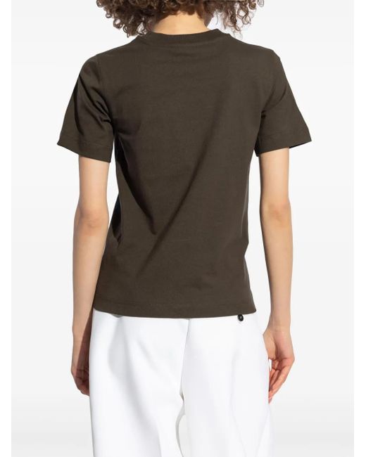 Burberry T Katoenen Shirt Met Ekd in het Green