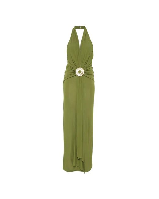 Cult Gaia Green Chii Maxi Dress