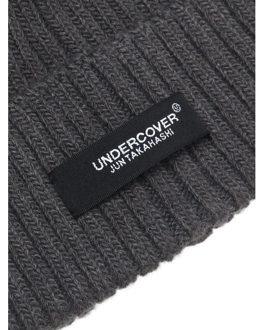 Undercover Gray Ribbed Beanie