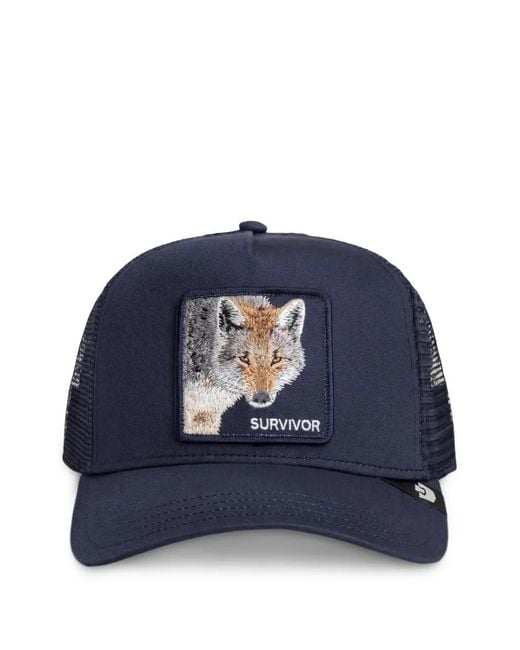 Goorin Bros Blue Mirage Survivor Square-Patch Baseball Cap for men