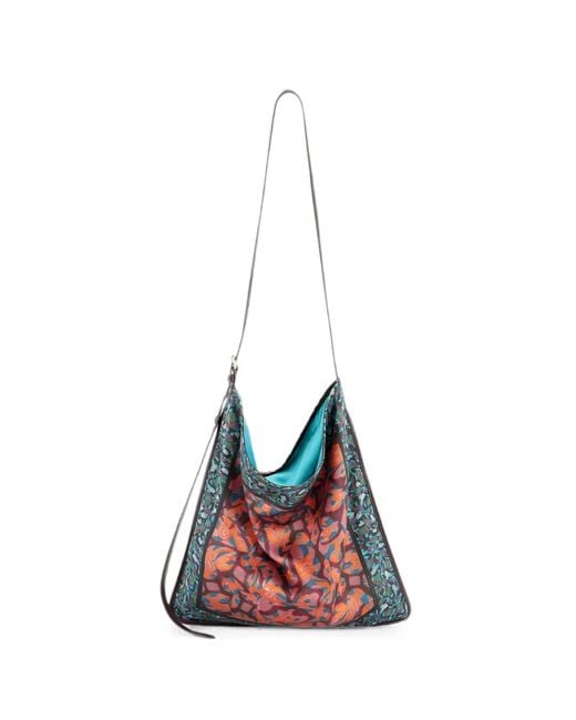 Dries Van Noten White Large Scarf Bag