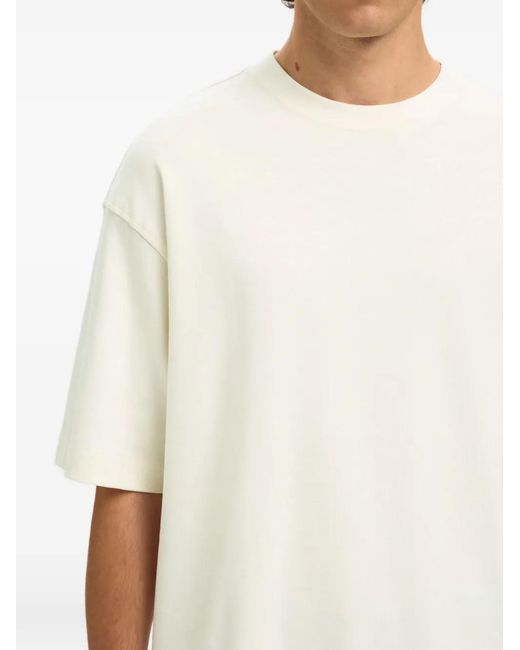 SELECTED T-Shirt Met Ronde Hals in het White voor heren