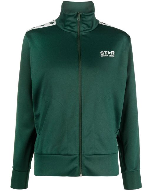Golden Goose Deluxe Brand Green Star Log-print Sports Jacket
